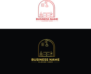 Leinwandbilder - Home Decor logo design