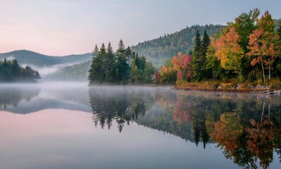 Wall Mural - lake in the mountains