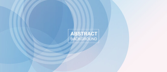 Aufkleber - Blue geometric abstract background. Gradient overlay layer composition. Vector illustration design