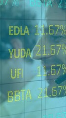 Poster - Animation of data processing on a grid over group of call centre workers