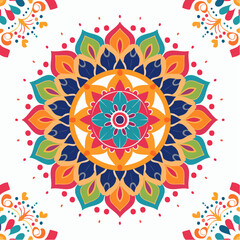 Poster -  islamic ornamen. Batik,hindus 