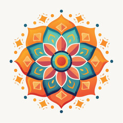 Poster -  islamic ornamen. Batik,hindus 