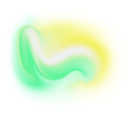 Poster - Abstract background, yellow green glowing grainy gradient shape transparent background, banner poster header design, noise texture effect