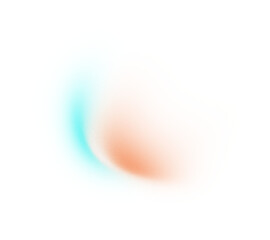 Poster - Blue red white color grainy gradient shape transparent background. Abstract color gradient blur on transparent background. Vibrant grungy, noise texture effect