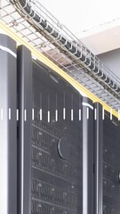 Poster - Animation of data processing over computer servers