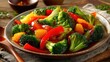 © Luba - Fresh Stir-Fried Vegetables on Plate