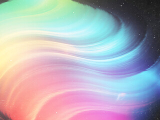 Poster - A colorful abstract swirl creates a vibrant background