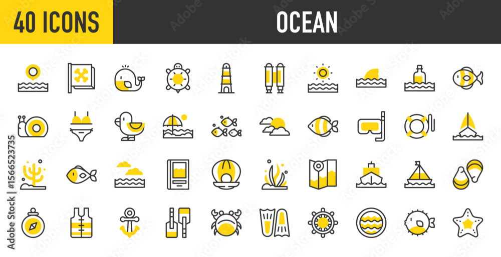 Ocean Loading Icon 40 Ocean icons. such as Ship, Fish, Beach, Shark, Shells, Seaweed ...
