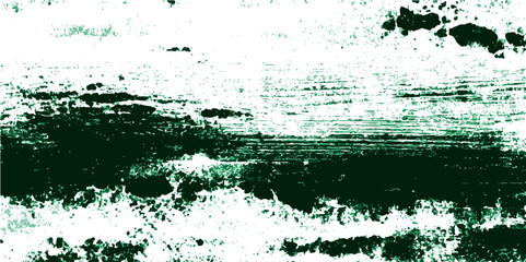Aufkleber - Grunge Palette Knife Paint Texture. striking contrast with bold black brush strokes applied over a white surface