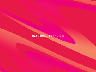 Aufkleber - This modern abstract background features dynamic shades of bright red to orange and magenta, with curved and sharp shapes that create a sense of speed and energy, ideal for digital backdrops, product 