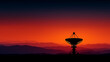 © Kateryna - Radar Station at Desert Sunset Enhancing Military Vigilance