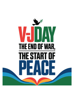 Typography T-Shirt Design On Vj Day Quote