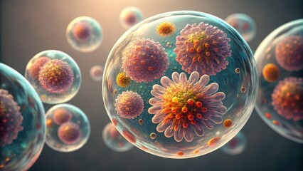 Poster - Probiotic Spheres with Crystal Clarity in Gigapixel Detail V2