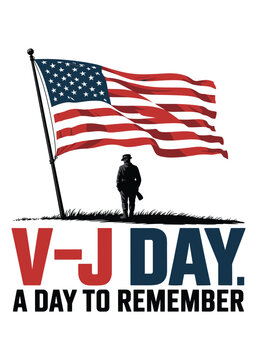 Vj Day Typography T-Shirt Design Quote