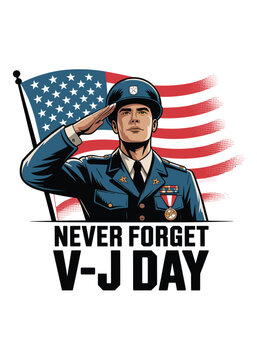 Minimalist Vj Day Quote Typography T-Shirt Design