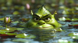 Ogre in Lily Pond