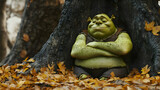 Ogre Resting Against Tree