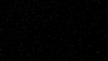 Wall Mural - Motion of falling stars and snowflakes in a dark blue Christmas night sky