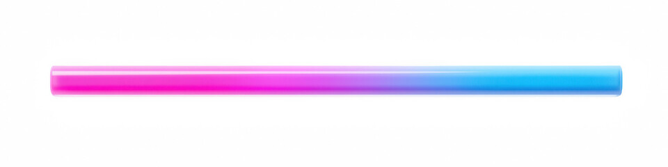 Poster - Vibrant gradient light bar featuring shades of pink and blue, perfect for modern decor or artistic displays