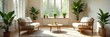 © Marika - Serene Mediation Room Natural Light, Comfortable Seating, and Calming Decor for Conflict Resolution and Peaceful Reflection
