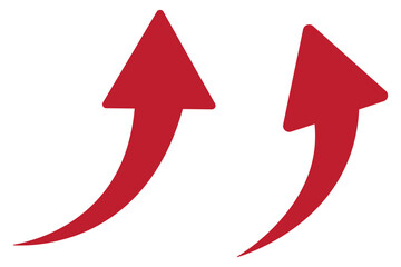Poster - Curve arrows icon, Curved arrows, Arrow sign, Black arrows set on white background