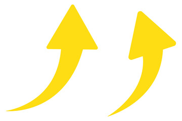 Poster - Curve arrows icon, Curved arrows, Arrow sign, Black arrows set on white background