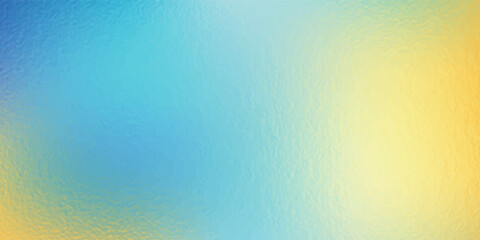 Poster - Abstract blurred gradient mesh background in blue and yellow colors of the Ukrainian national flag. Poster or banner template. vector illustration.