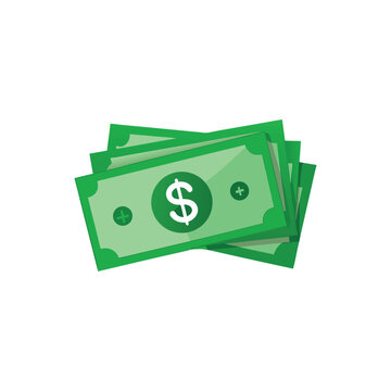 Dollar banknotes isolate 