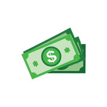 Dollar banknotes isolate 