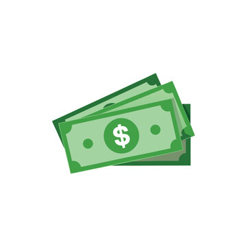Dollar banknotes isolate 