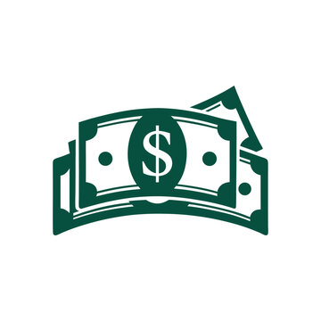 Dollar banknotes isolate 