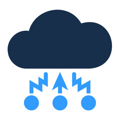 Aufkleber - Cloud Computing Uploading and Downloading Data with Speed and Security