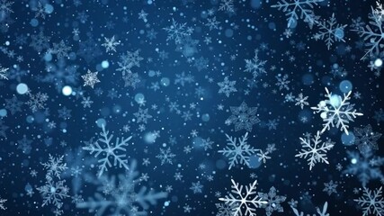 Poster - Winter Wonderland: A magical view of a snow-covered landscape, with falling snowflakes creating a beautiful, enchanting scene. Capture the feeling of cold, beauty, and winter's arrival.