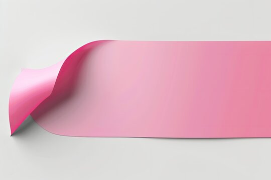 Pixel Perfect Image of Realistic Pink Sticker Mockup