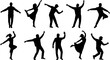 © Kabaka - silhouettes of dancing people