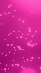 Poster - Glowing spots moving against pink background