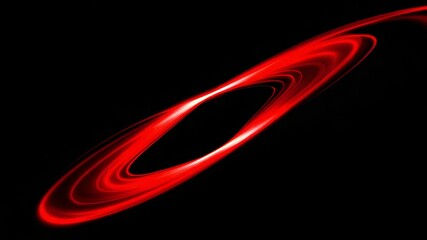 Poster - Dynamic Red Light Trails Creating a Futuristic Visual Effect in Motion
