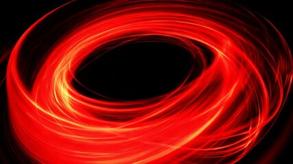 Poster - Dynamic Red Light Swirl Animations with Abstract Energy Flow