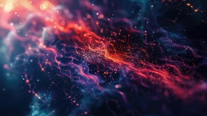 Aufkleber - A vibrant and colorful background captured in a close-up shot, great for use in graphic design or as a decorative element