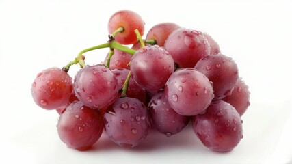 Poster - Grapes with water droplets, perfect for a still life or food image