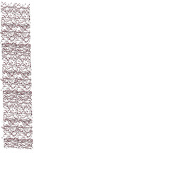 Fototapete - Abstract pattern of fragmented red and white shapes creating a textured visual effect