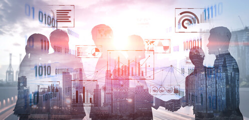 Poster - Big data and analytics support real-time insights, predictive modeling, and data-driven decisions for business intelligence and growth. Vouch
