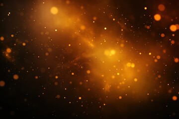Poster - Abstract bokeh background with golden lights creating a dreamy atmosphere, abstract bokeh background