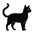 © Samzid - black cat silhouette
