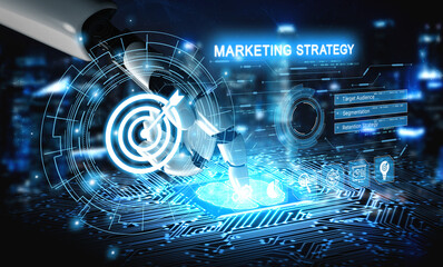 Poster - AI identifies target audiences with smart segmentation and virtual assistants, enabling precise, personalized marketing strategies. Vouch