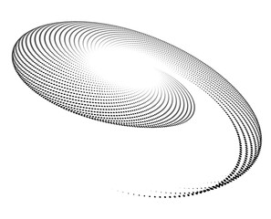 Fototapete - Abstract Gradient Dotted lines Circle for Modern Wall Art, Branding, Fashion Prints, and Creative Design Projects
