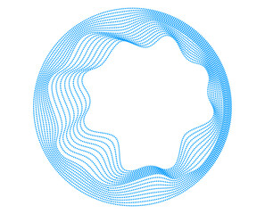 Fototapete - Design Element Wave Lines, spiral, circle geometric, curve line Background. Pattern branding Frame border - Wedding, Fitness, Medical, Spa, Wellness, Yoga, Fashion. For Banner, Web-Design, Brochure