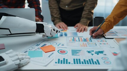 Poster - AI-driven analytics help consultants decode complex market data quickly, streamlining marketing strategies and supporting productive team discussions. Noogenesis AI