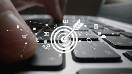 Poster - Target audience analysis, customer segmentation, personalized marketing, audience targeting strategies, and marketing efficiency improvement through smart customer profiling. Muxer