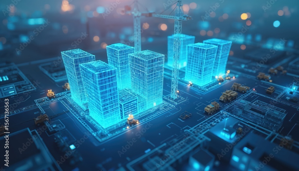 Digital twin simulation construction project building models ...